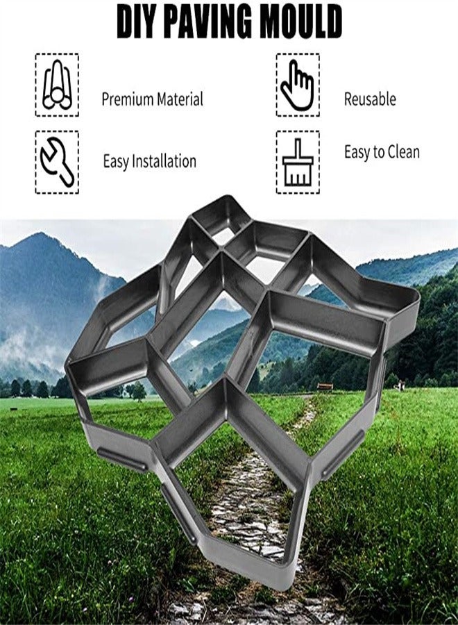 Goolsky Paving Mould Brick Stone Road Path Maker DIY Lawn Concrete Garden Patio Walkway - Image 4