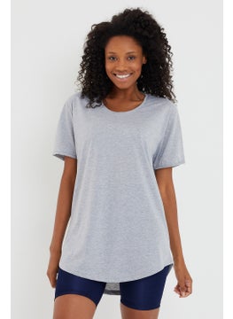 Cool Tarz Cool Style Style Cool Women Gray Dirty Collar Loose T-SHIRT-XKTCPS001R10S  - Image 3