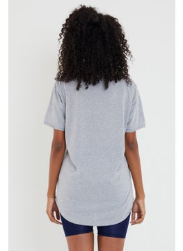 Cool Tarz Cool Style Style Cool Women Gray Dirty Collar Loose T-SHIRT-XKTCPS001R10S  - Image 4
