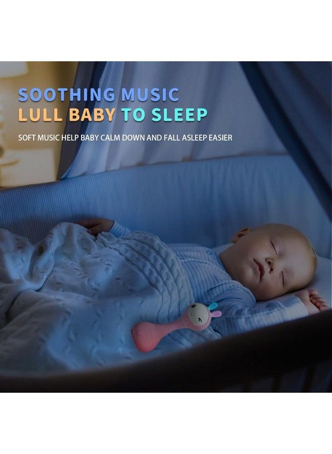 alilo - Bunny Smarty Baby Toys Baby Rattle Musical LightUp Rattles Encourage Developmental Milestones For Babies 024 Months Infants Newborns Smarty Bunny Pink - Image 1
