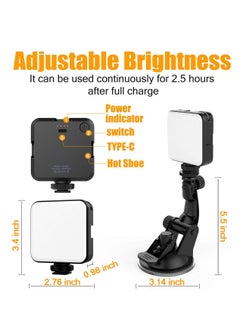 KASTWAVE Videoconferencing Lighting Kit Filming Fill Light Adjustable Color Temperature Camera Light Mini Suction Cup Fill Light Suitable for Live Streaming, Makeup, Video Calls, Etc.  - Image 4