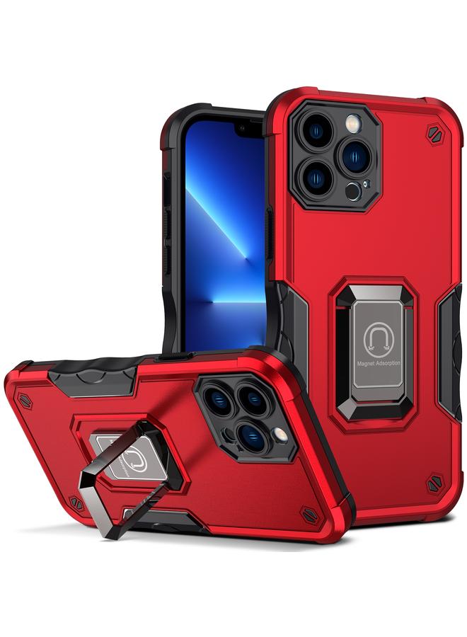 Zaboon Case For iPhone 13 Pro Max Ring Holder Non-slip Armor Phone Case - Image 1