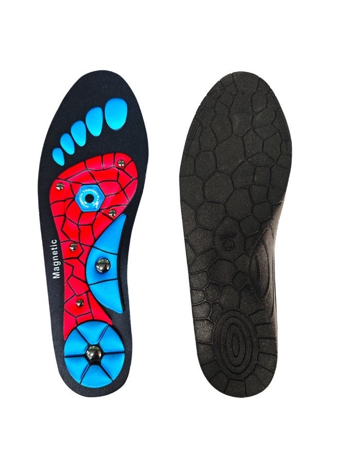 Magnetic Magnetic Massage Insoles, Massage The Acupuncture Points On The Soles Of The Feet, Relieve Fatigue, With  Arch Support, Foot Therapy Insoles For Men And Women - Image 2