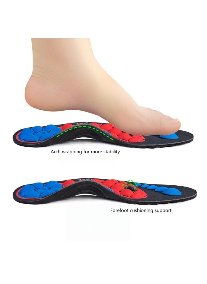 Magnetic Magnetic Massage Insoles, Massage The Acupuncture Points On The Soles Of The Feet, Relieve Fatigue, With  Arch Support, Foot Therapy Insoles For Men And Women - Image 4