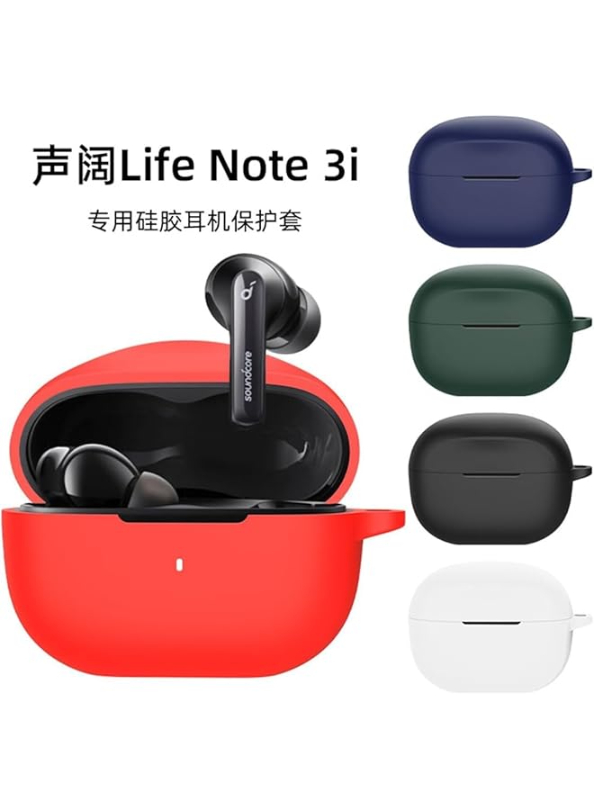 erorex Compatible Protective Case For Soundcore Life Note 3I Keychain Waterproof Shockproof Full Protective Cover Black - Image 4