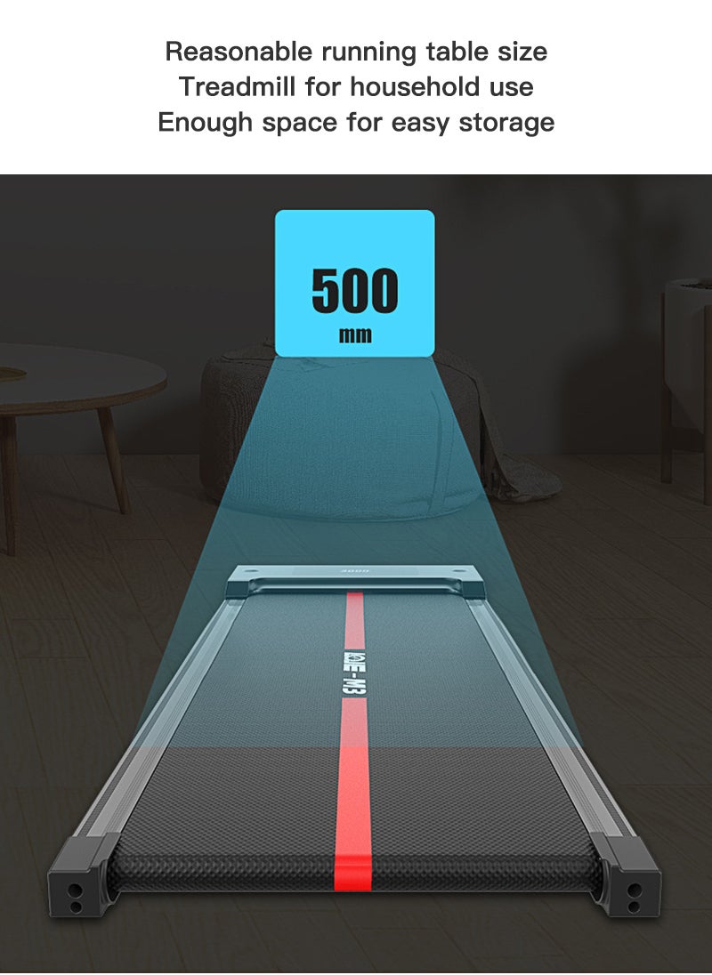 شاربدو - مشاية كهربائية منزلية مسطحة 1-6KM/H سهلة التخزين وقابلة للطي 121*50*8سم - Image 1