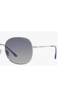 Vogue Eyewear VOGUE SUNGLASS VO4272S 323/4L SIZE 57 SILVER Frame with GREY LENS UNISEX  - Image 5