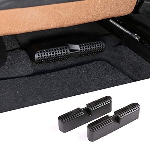 CHEYA 2pcs ABS Car Under Seat Air Outlet Vent Protect Cover Trim Accessories for BMW X5 G05 X6 G06 X7 G07 2019 2020 2021 2022 2023 2024 (2) - Image 1