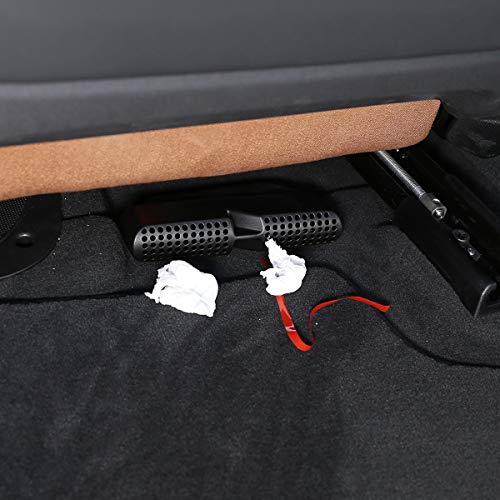 CHEYA 2pcs ABS Car Under Seat Air Outlet Vent Protect Cover Trim Accessories for BMW X5 G05 X6 G06 X7 G07 2019 2020 2021 2022 2023 2024 (2) - Image 4