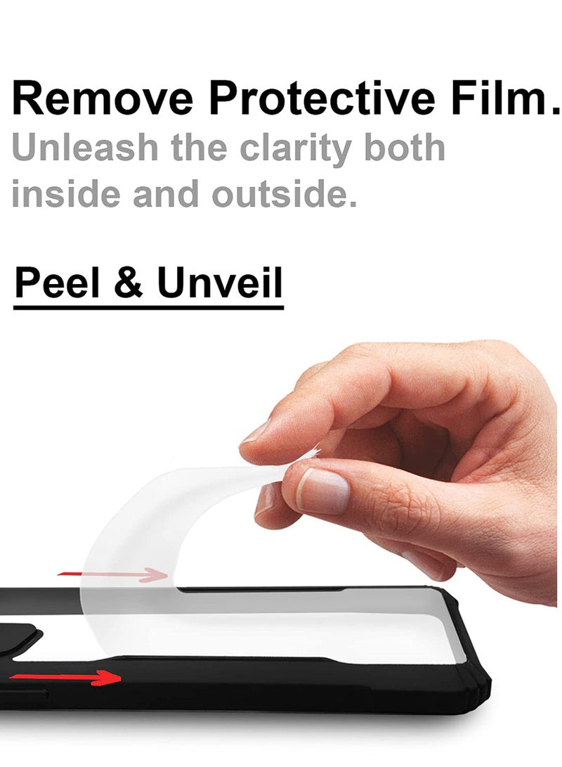 اليشمك Phone Case Cover for Xiaomi Redmi 12 5G, Ultra-Thin Lightweight Cover Soft TPU Bumper + Acrylic Clear Back Case Cover - Image 4