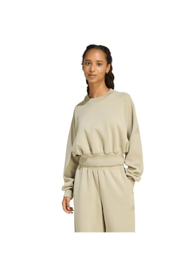 Adidas Soft Lux Loose Sweatshirt - Image 1