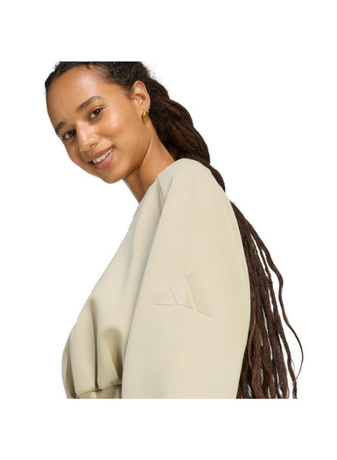 Adidas Soft Lux Loose Sweatshirt - Image 3