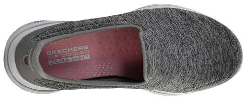 Skechers Women's Go Walk 5 Honor Sneaker, Grey, 7.5 - Image 5