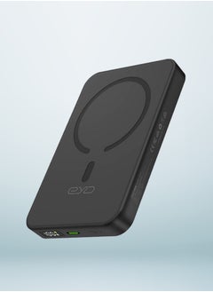 AOLON 5000 mAh Foldable Magnetic Wireless Power Bank Portable Charger 18W Black  - Image 1