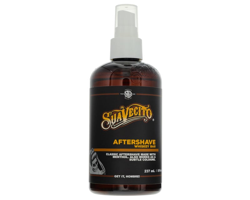 Suavecito Whiskey Bar Scent Aftershave 8 oz. Pump Spray Bottle - Soothes and hydrates Skin, Prevents Irritation, Helps You Feel Refreshed & Revitalized - Subtle Masculine Fragrance Throughout The Day - Image 1