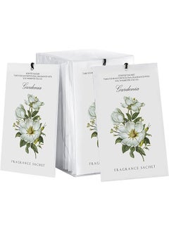 erorex Gardenia Sachet 1Box 12Pcs Scented Sachets Air Freshener For Drawer And Closet Long Lasting Sachets Bags Drawer Deodorizers Fresh Scents Home Fragrance Sachet For Lover Home Car Fragrance Product  - Image 1