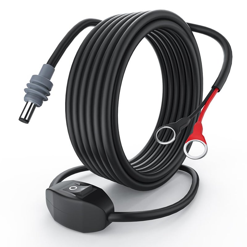 XTAR Starlink Mini O-Ring DC Charging Cable,3M/10FT Starlink Mini Power Cable with Switch (CB8) - Image 1