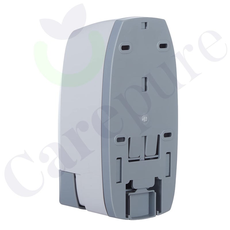 Carepure Manual Liquid Soap Dispenser Wall Mounted Manual Shampoo Shower Gel Soap Hand Sanitizer Plastic Liquid Soap Dispenser 500 ML White - Image 4