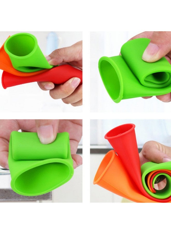 Ouddy Popsicles Molds, 8 Pack Multi Colors Popsicle Maker with Lids for Kids, Baby Popsicle Molds for DIY, Frozen Silicone Popsicle Bags Ice Pop Mold for Popsicles/Yogurt Sticks/Jelly/Chocolates - Image 4