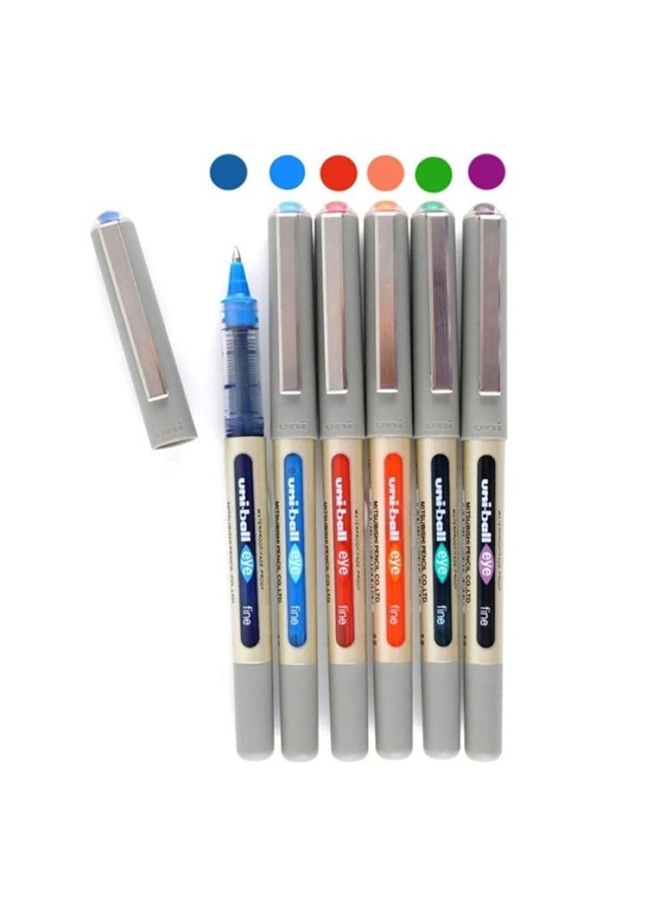 يوني بول uni-ball EYE Fine Multicolor Rollerball Pen Set - Image 1