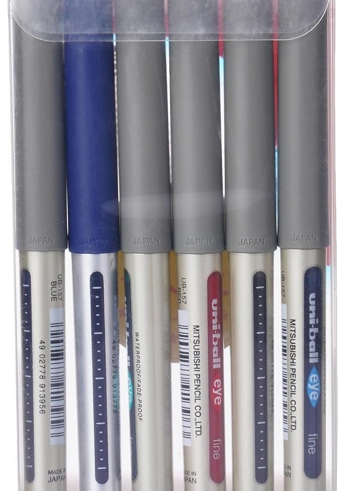 يوني بول uni-ball EYE Fine Multicolor Rollerball Pen Set - Image 3