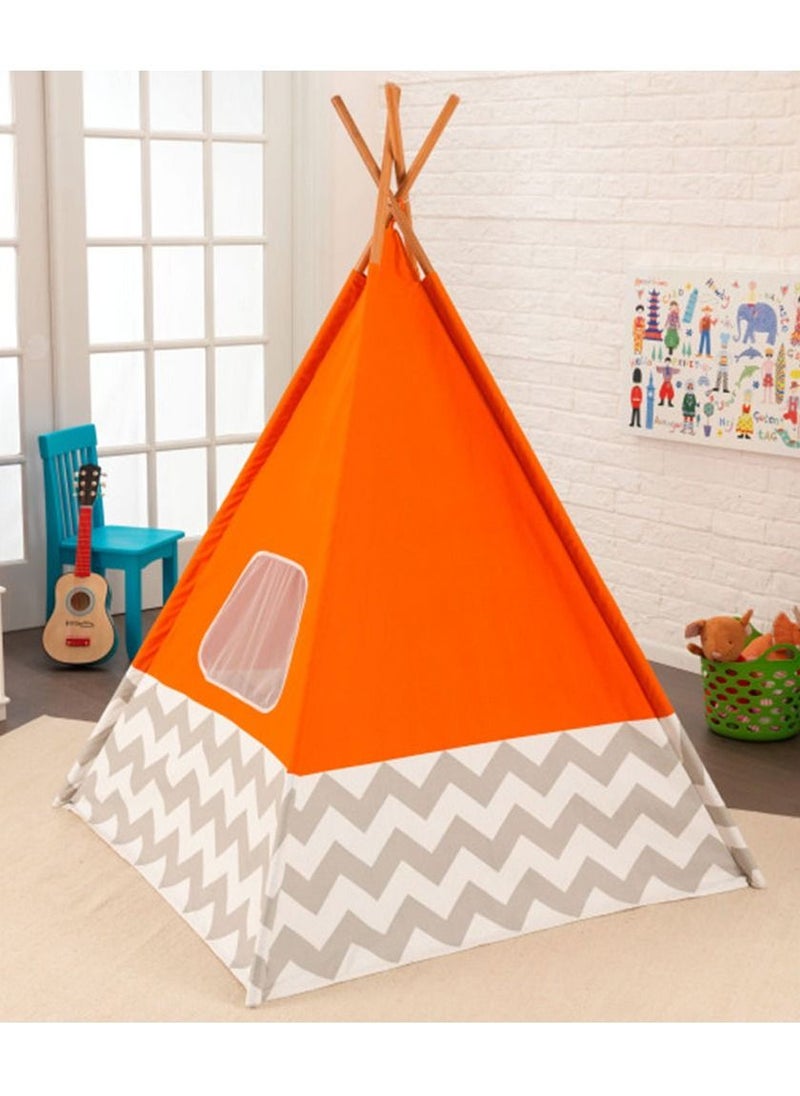 KidKraft KidKraft - Orange Teepee Tents  - Image 3