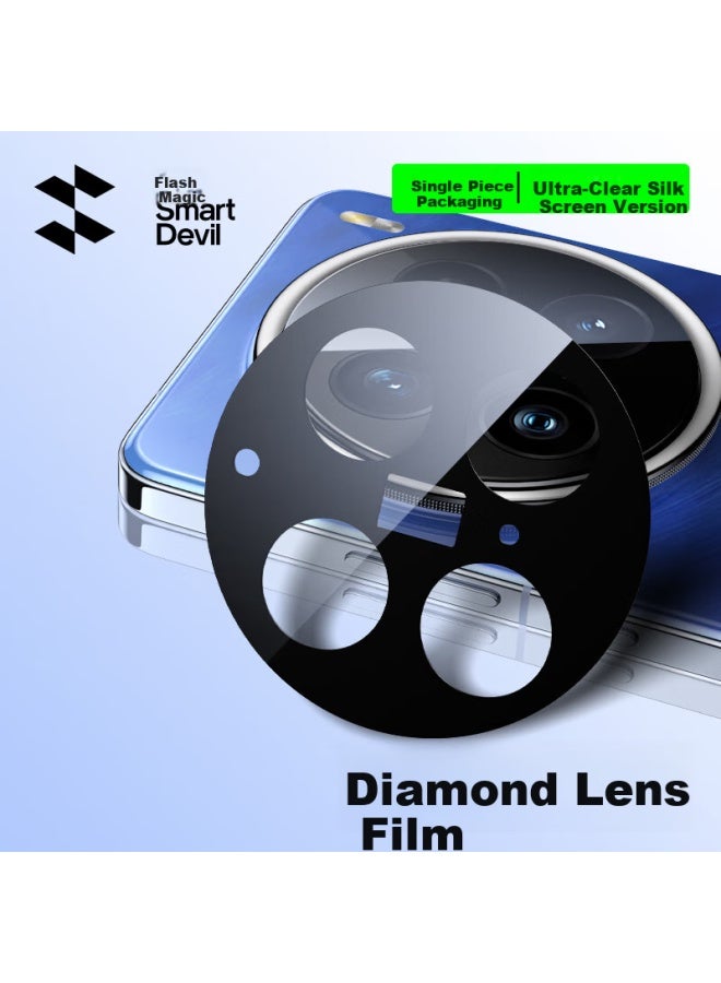 SmartDevil حامي عدسة الكاميرا المتوافق مع Vivo X200 Pro، حامي عدسة الهاتف X200Pro، فيلم حماية كامل مضاد للصدمات مع طلاء مضاد للانعكاس، مجموعة حامي عدسة ماسية - Image 4