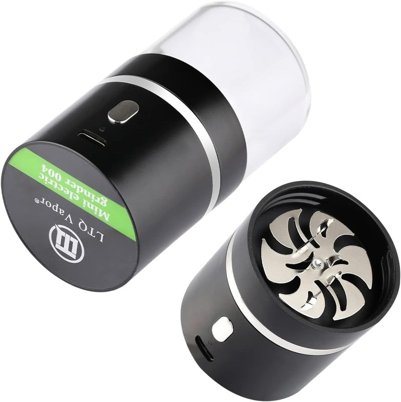 AiTURE Upgraded Mini Electric Grinder Spice Smart Herb 400 mAh with 50ml Jar,Easy to Carry(Grinder) - Image 1