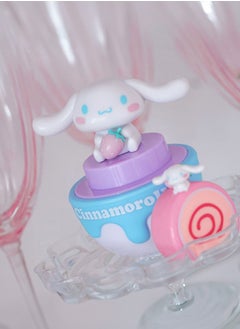 MODI Cinnamoroll Cute Collectible Figure – Kawaii Sanrio Character Desk Decor, Mini Toy for Kids & Fans, Adorable Anime-Inspired Gift, Pastel Aesthetic Room Decor, Strawberry Cake Surprise - 9cm  - Image 5