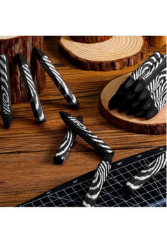 Y&D Lumber Crayons Bulk Wax Tire Marker,24 Pcs Drawing ,Create Bold and Lasting Marks for Marking on Metal Wood Carton Ceramics Glass Plastic, 3.94 x 0.55 Inch (Black)  - Image 4