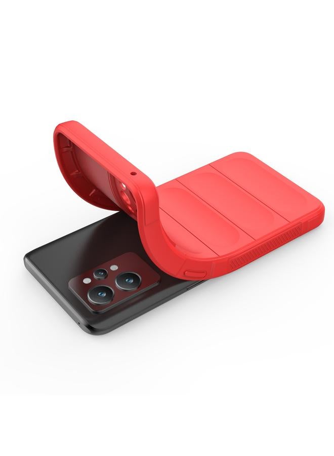 اس-توب جراب Realme GT2 Pro Magic Shield TPU + جراب هاتف من الفلانيل - Image 5