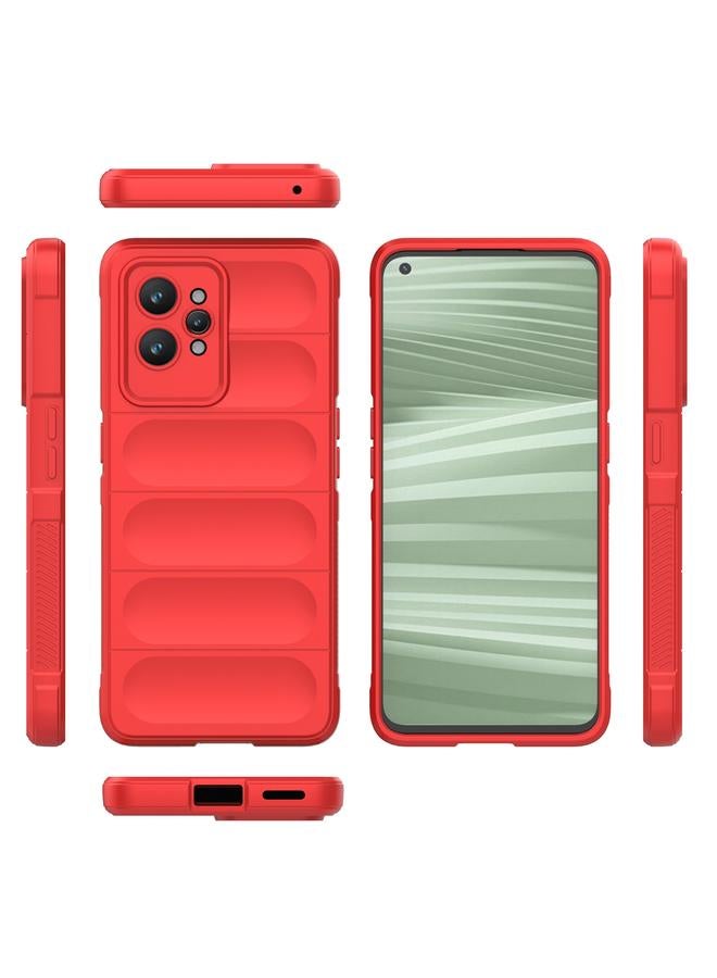 اس-توب جراب Realme GT2 Pro Magic Shield TPU + جراب هاتف من الفلانيل - Image 3