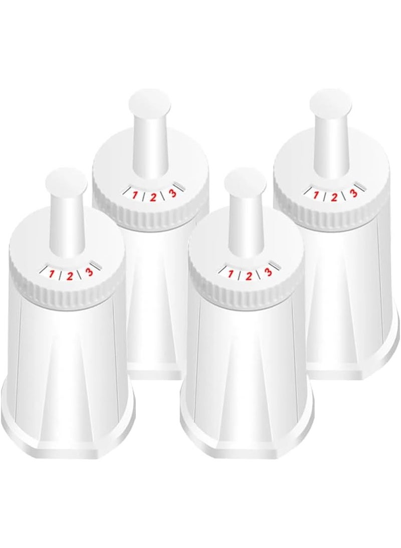 Bukela Filter - Replacement Water Filter Compatible with Breville Sage Claro Swiss For Oracle, Barista & Bambino - Compare to Part #BES008WHT0NUC1. Pack of 4（First use without adding coffee powder） - Image 1