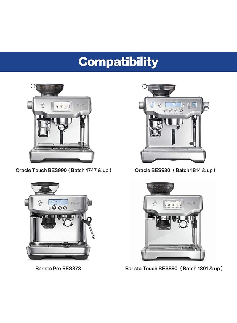 Bukela Filter - Replacement Water Filter Compatible with Breville Sage Claro Swiss For Oracle, Barista & Bambino - Compare to Part #BES008WHT0NUC1. Pack of 4（First use without adding coffee powder） - Image 2