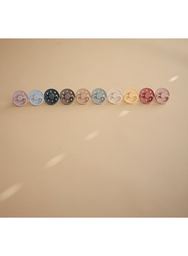 FRIGG Moon Phase Latex Baby Pacifier 6-18M 1-Pack Cream - Size 2 - Image 4