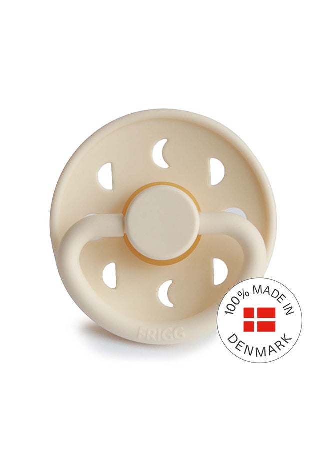 FRIGG Moon Phase Latex Baby Pacifier 6-18M 1-Pack Cream - Size 2 - Image 3