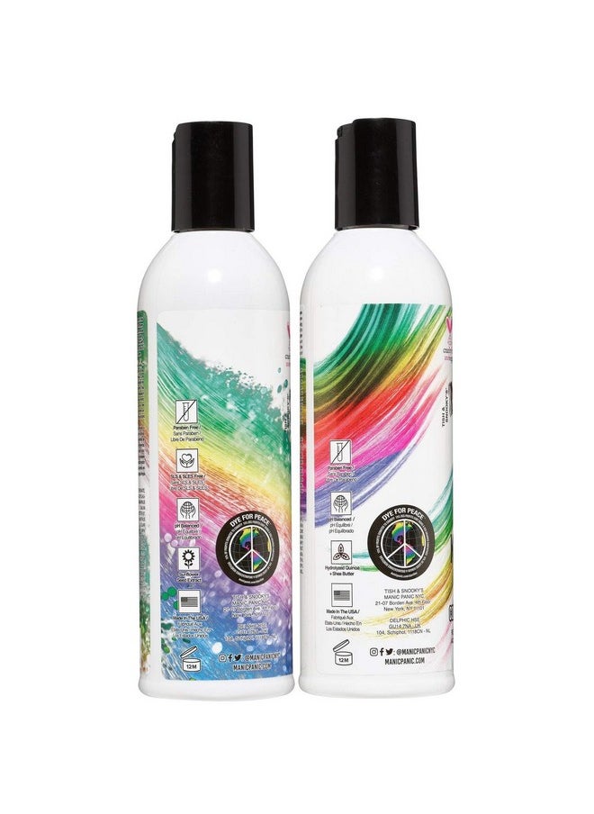 Manic Panic Shampoo & Conditioner For Color Treated Hair Set Extend Color Sulfate & Paraben Free Vegan & Cruelty Free Moisturize & Volumize Repair Damaged Hair & Prevent Tangling (8Oz Bottles)  - Image 4