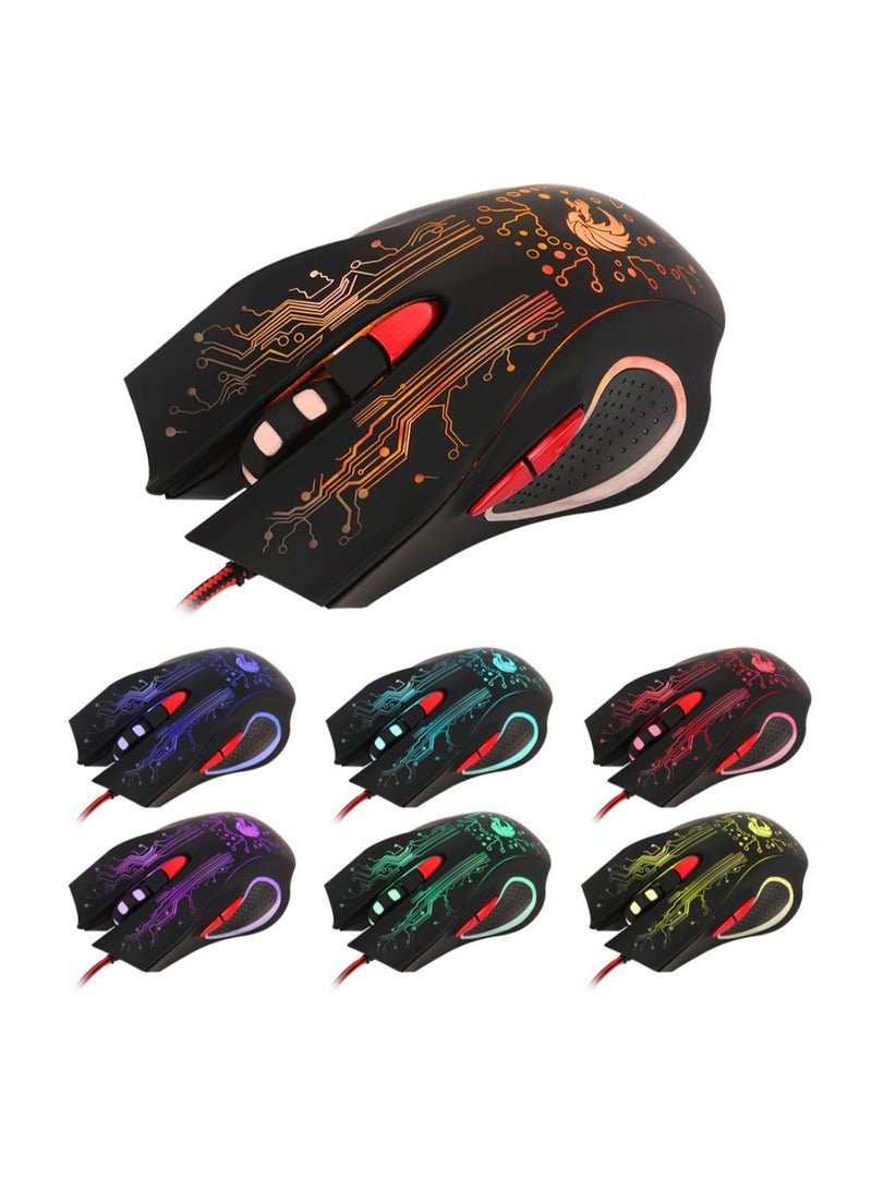NIBEMINENT LED Wired Gaming Mouse - Image 5