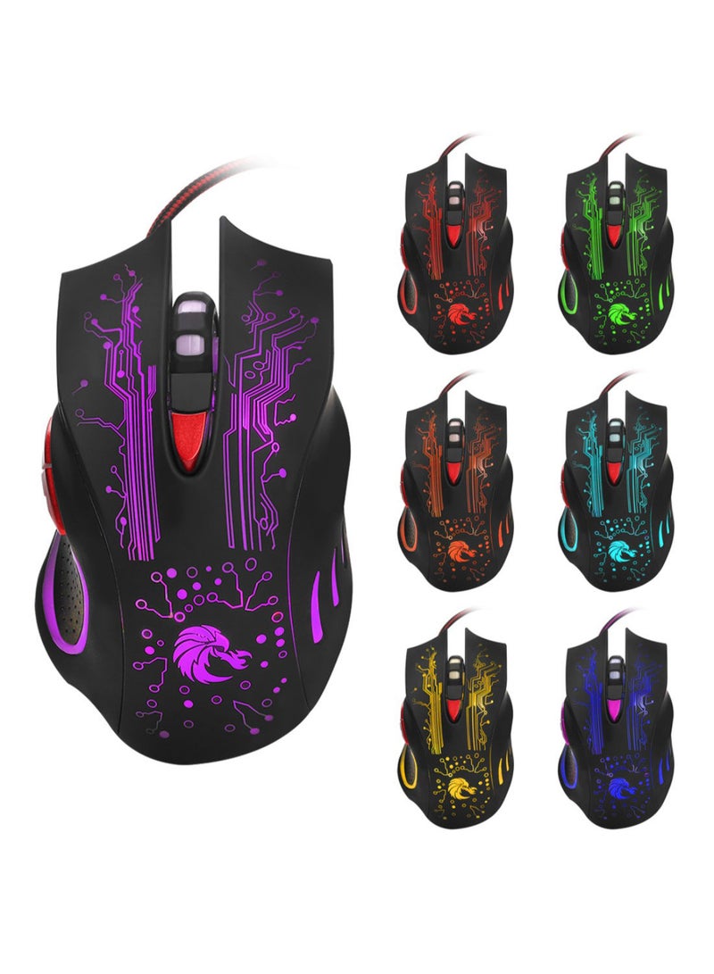 NIBEMINENT LED Wired Gaming Mouse - Image 4