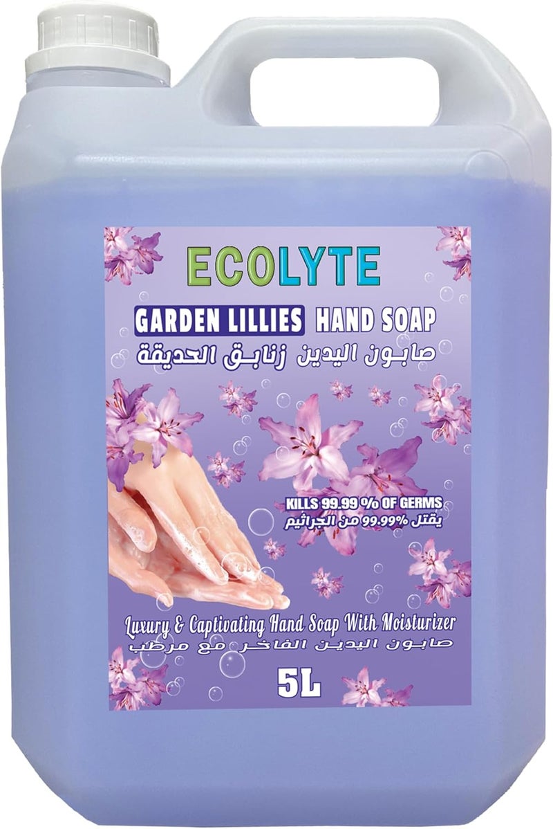 ECOLYTE+ Garden Lillies Hand Soap - 5L - Image 1