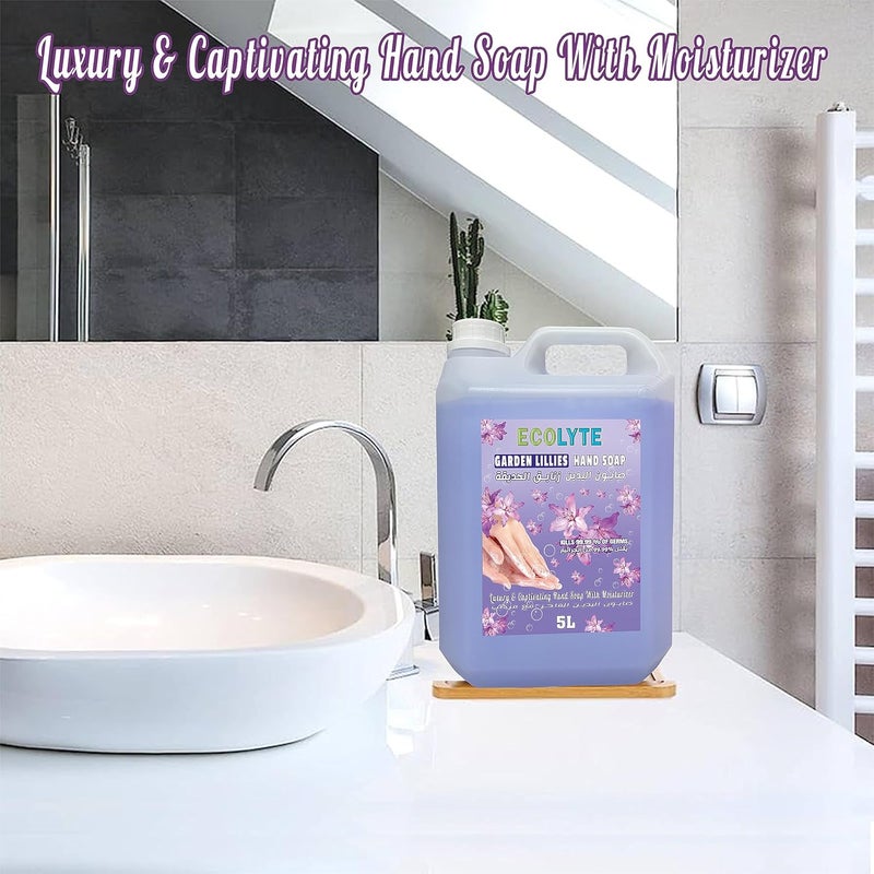 ECOLYTE+ Garden Lillies Hand Soap - 5L - Image 5