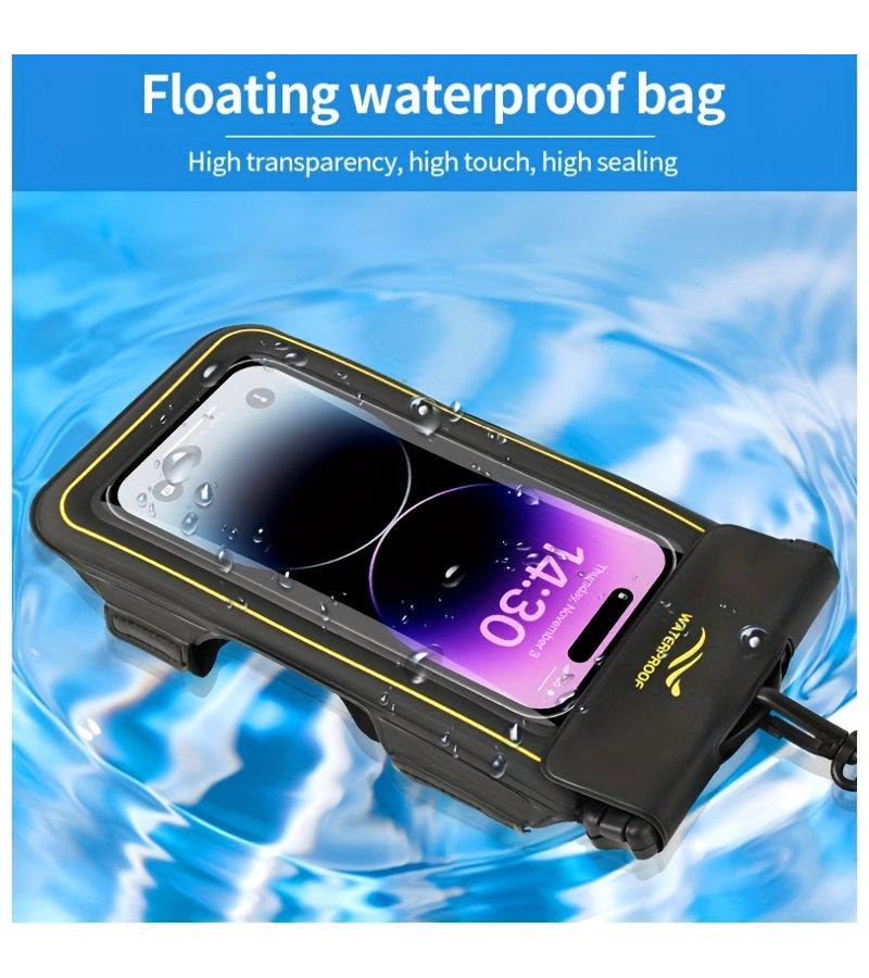Black Wrist Bag For Mobile Phones Universal Case With Arm Strap Around Neck Or Wrist Compatible With iPhone 17 16 15 14 - Image 4