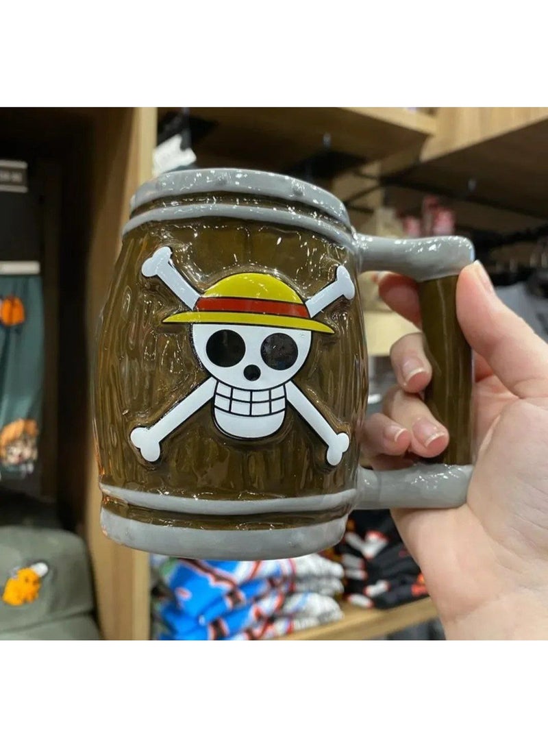 وان بيس مج انمي وان بيس (One Piece) حجم كبير، كوب في علبة هدايا برسومات الانمي (مثالي كهدية) - Image 3