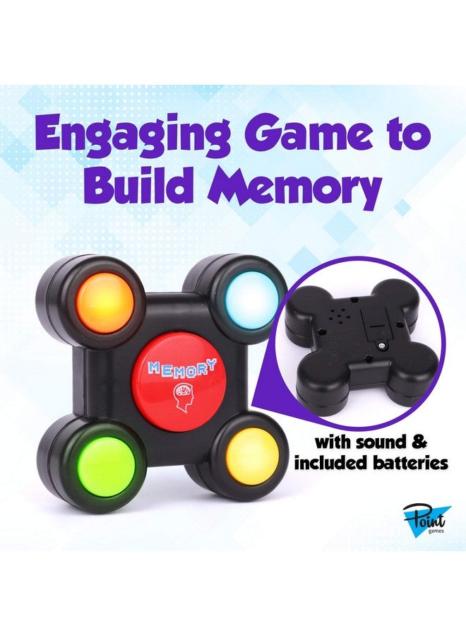 Point Games Memory Run - Electronic Memory Handheld Game with Lights - Competitive Maze Challenge Gameplay -Cognitive Developmental Brain Teaser Puzzle Toy - Kids Ages 6+ - Image 3