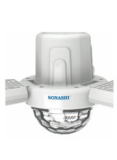 SONASHI Disco LED Lamp with Bluetooth Speaker with 2.5W | 3 Leaf Bright Light with Foldable feature | White & RGB Lighting with Easy Remote Control | Disco Light / Party Light SDLB-126BT  - Image 5