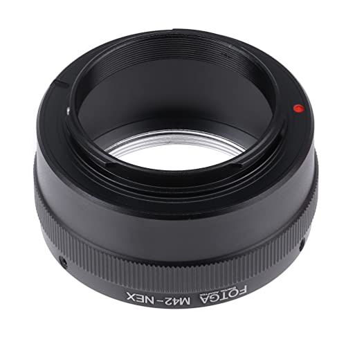 FocusFoto FOTGA Adapter Ring for M42 Screw Mount Lens to E-Mount Mirrorless Camera, Compatible with Sony NEX-7 A7 A7S A7R A7II A7SII A7RII A7 Mark IV A9 A6600 A6500 A6300 A6000 A5100 FS700 VG30 VG900 PXW-FS7 - Image 2