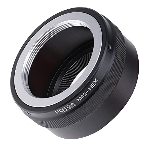 FocusFoto FOTGA Adapter Ring for M42 Screw Mount Lens to E-Mount Mirrorless Camera, Compatible with Sony NEX-7 A7 A7S A7R A7II A7SII A7RII A7 Mark IV A9 A6600 A6500 A6300 A6000 A5100 FS700 VG30 VG900 PXW-FS7 - Image 3