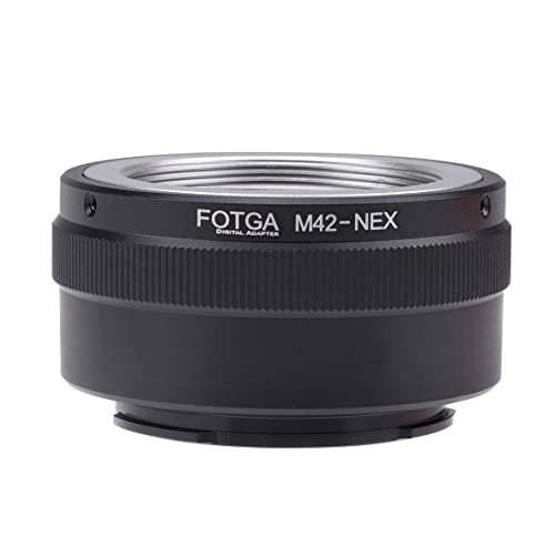 FocusFoto FOTGA Adapter Ring for M42 Screw Mount Lens to E-Mount Mirrorless Camera, Compatible with Sony NEX-7 A7 A7S A7R A7II A7SII A7RII A7 Mark IV A9 A6600 A6500 A6300 A6000 A5100 FS700 VG30 VG900 PXW-FS7 - Image 5