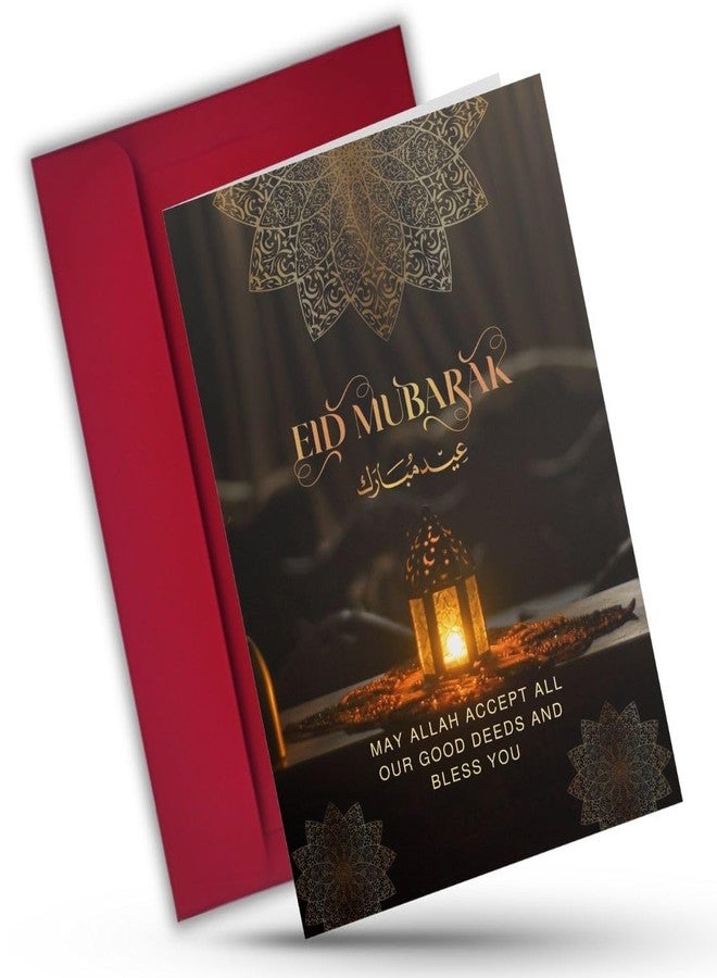 AanyaCentric بطاقة معايدة عيد مبارك من آنيا سينتريك، مقاس A5 (5.8 × 8.3 بوصة)، للأصدقاء والعائلة والزملاء، مع أطيب التمنيات بمناسبة العيد. - Image 1