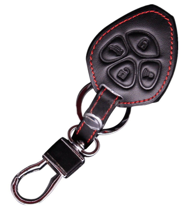 KAWIHEN Leather Key Fob Case Cover Compatible with for Toyota Camry Corolla Avalon RAV4 Yaris Matrix 4Runner BRZ HYQ12BBY 8907006232 - Image 3